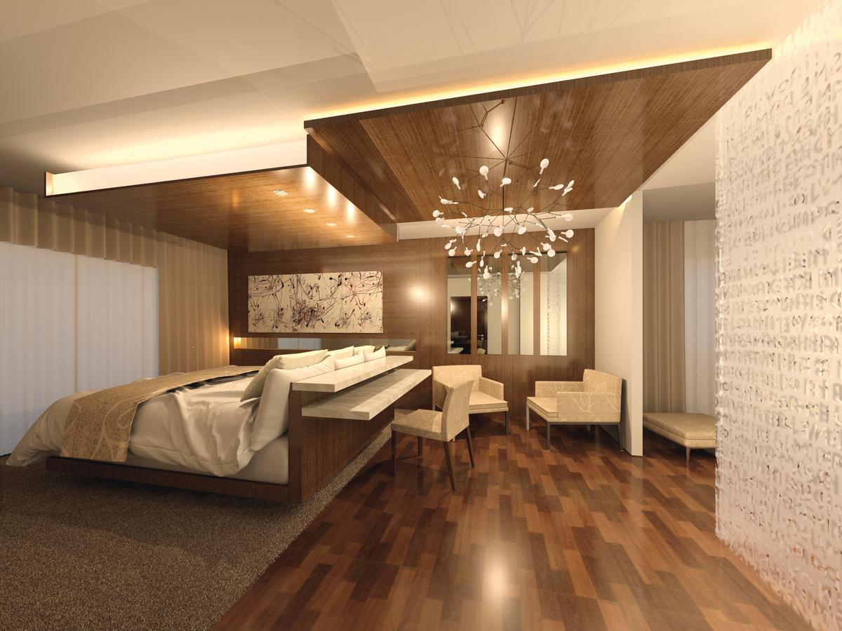 Moevenpick Hotel Du Lac Tunis Zewnętrze zdjęcie 3D rendering of a bedroom